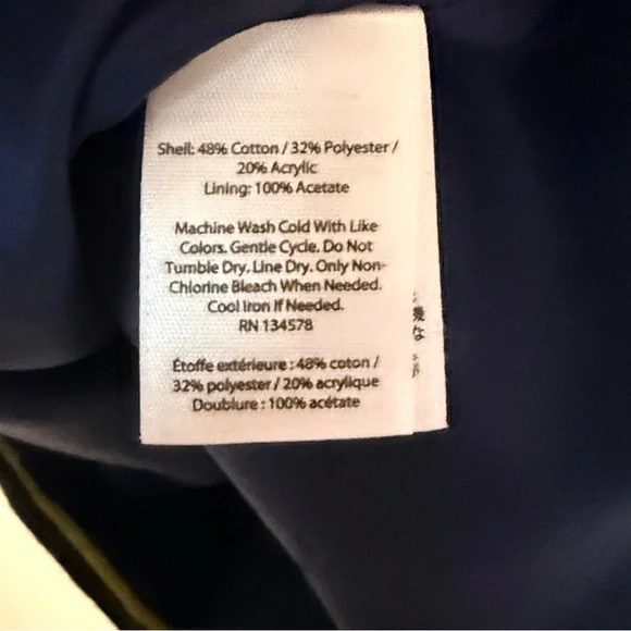 Vineyard Vines Striped Knit Shift Dress Size 4 Navy Teal Yellow Sleeveless - Picture 7 of 9